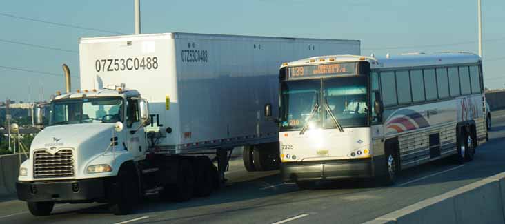 NJ Transit MCI D4500CT CNG 7325